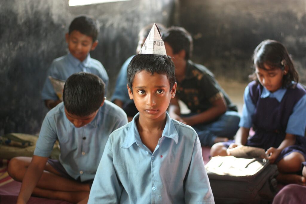 Orphan child attending school - RTE Gujarat 2026