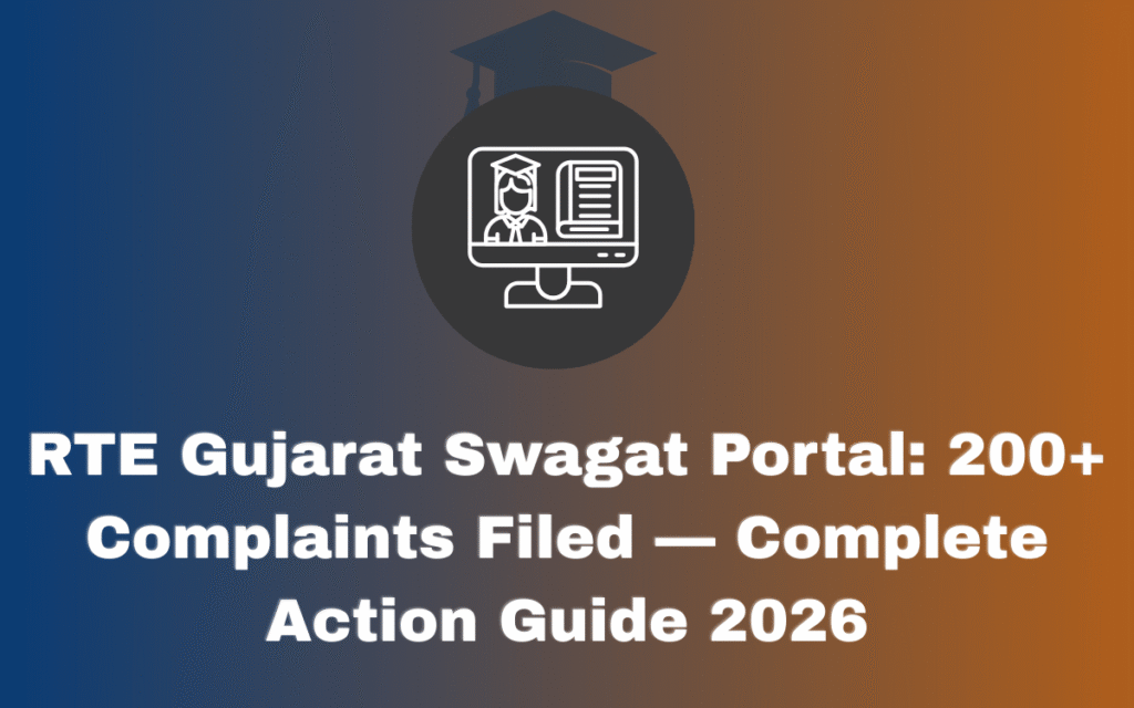 RTE Gujarat Swagat Portal: 200+ Complaints Filed—Complete Action Guide 2026