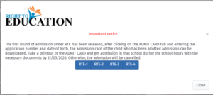 RTE Gujarat Result 2026 Round 1