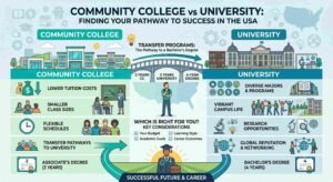Community College vs University in the USA