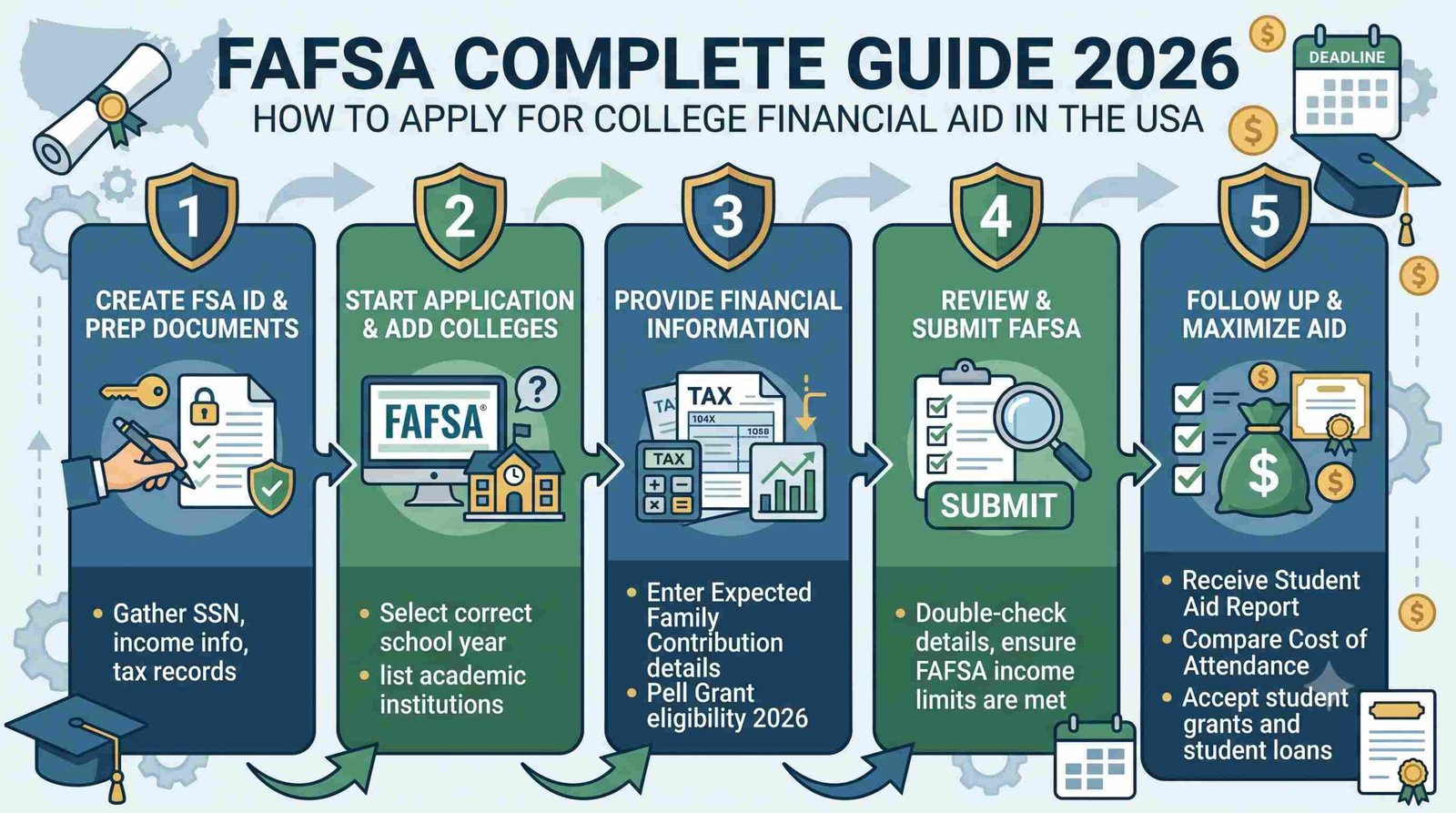 How to Apply for College Financial Aid in the USA